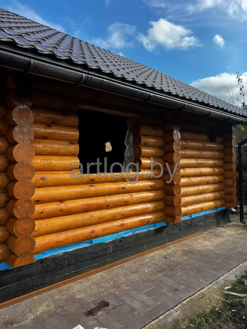 Тонировка сруба