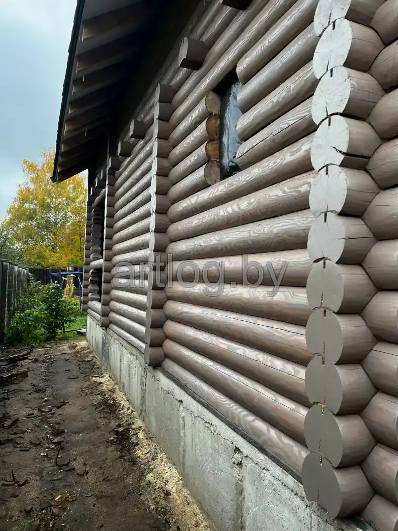Фасад сруба