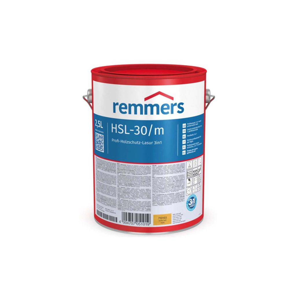 Защитная лазурь Remmers HSL-30/m 3 в 1